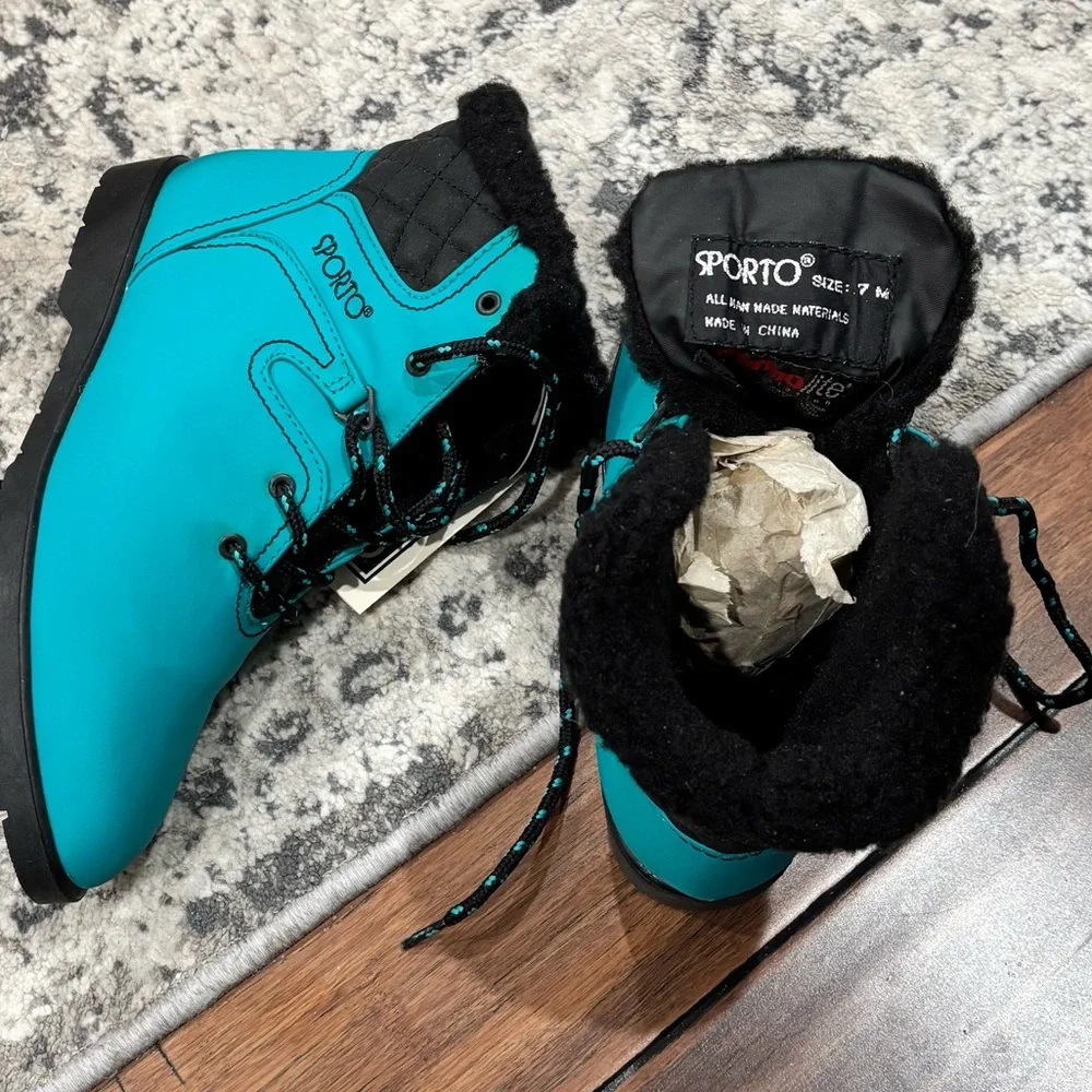 SPORTO Vintage Emerald/Black Thermolite Hiking Boots